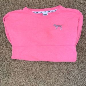 VS PINK LONG SLEEVE CREW